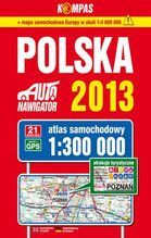 POLSKA 2013 ATLAS SAMOCHODOWY 1:300 000